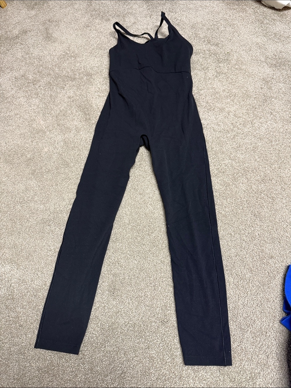 Athleta Black Slim-Strap Jumpsuit